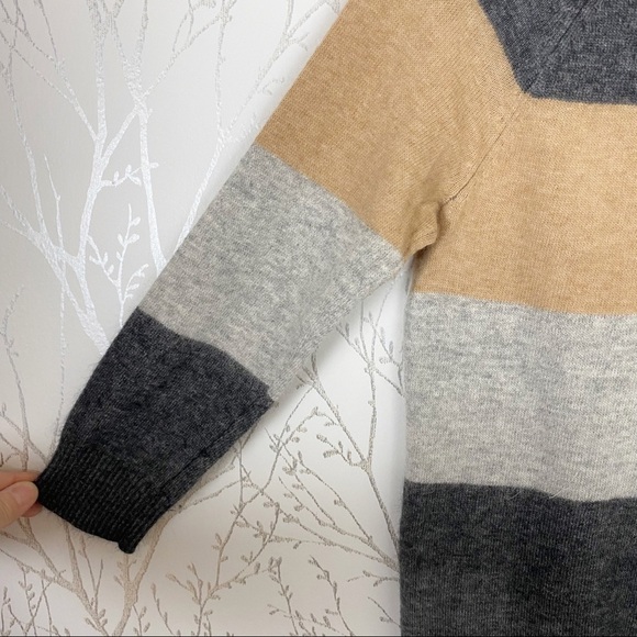 FENN WRIGHT MANSON Angora Rabbit Blend Colorblock Stripe Sweater medium - Picture 7 of 11